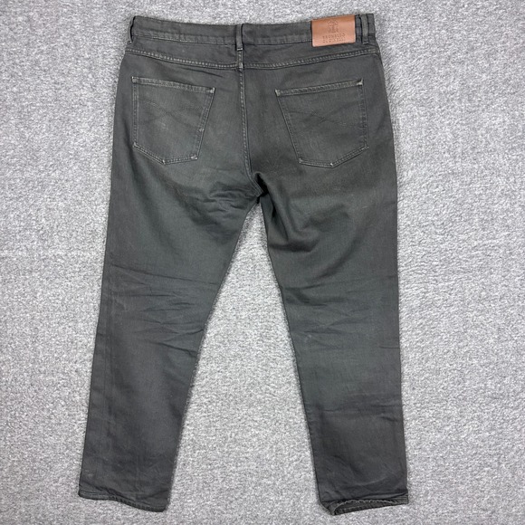 Brunello Cucinelli Jeans Men 36x30 Gray Button Fly Made In Italy Denim - Picture 13 of 15